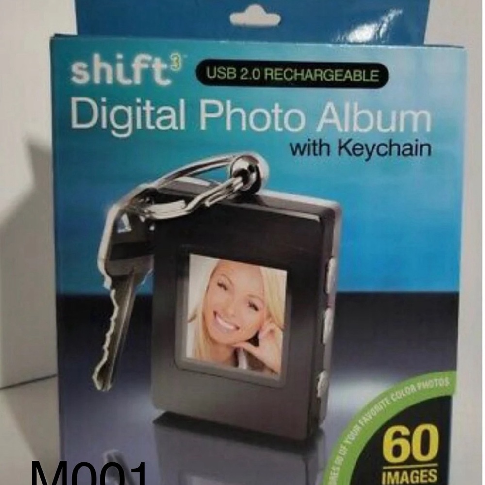 Shift3 Digital Photo Album w/ digital Key Chain